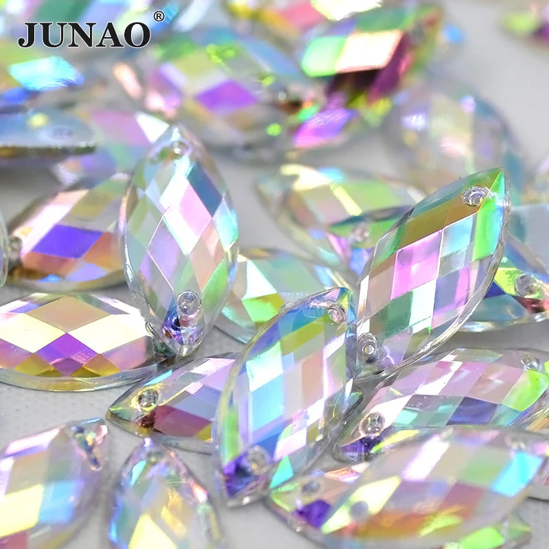 JUNAO Sewing Rhinestones