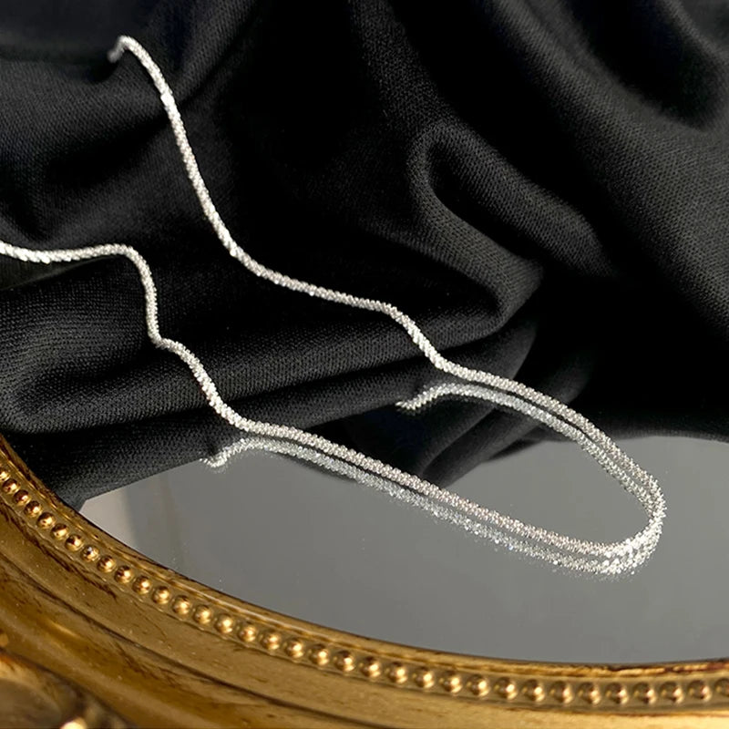 Sparkling Clavicle Chain Choker Necklace