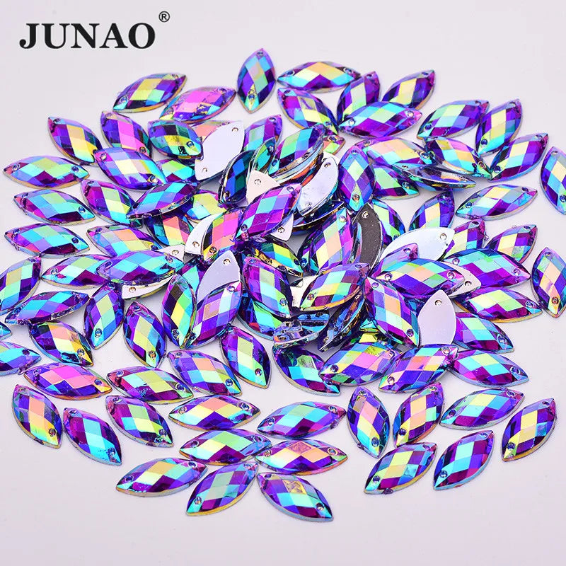 JUNAO Sewing Rhinestones