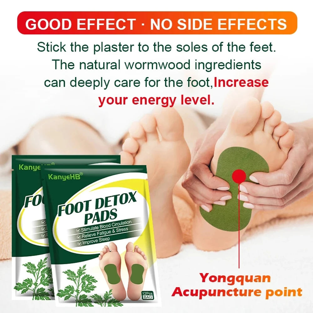 Natural Herbal Wormwood Artemisia Foot Care Patch Pad