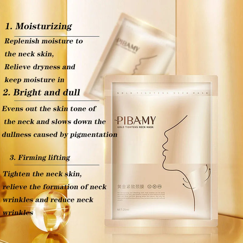 Gold Firming Moisturizing Neck Mask