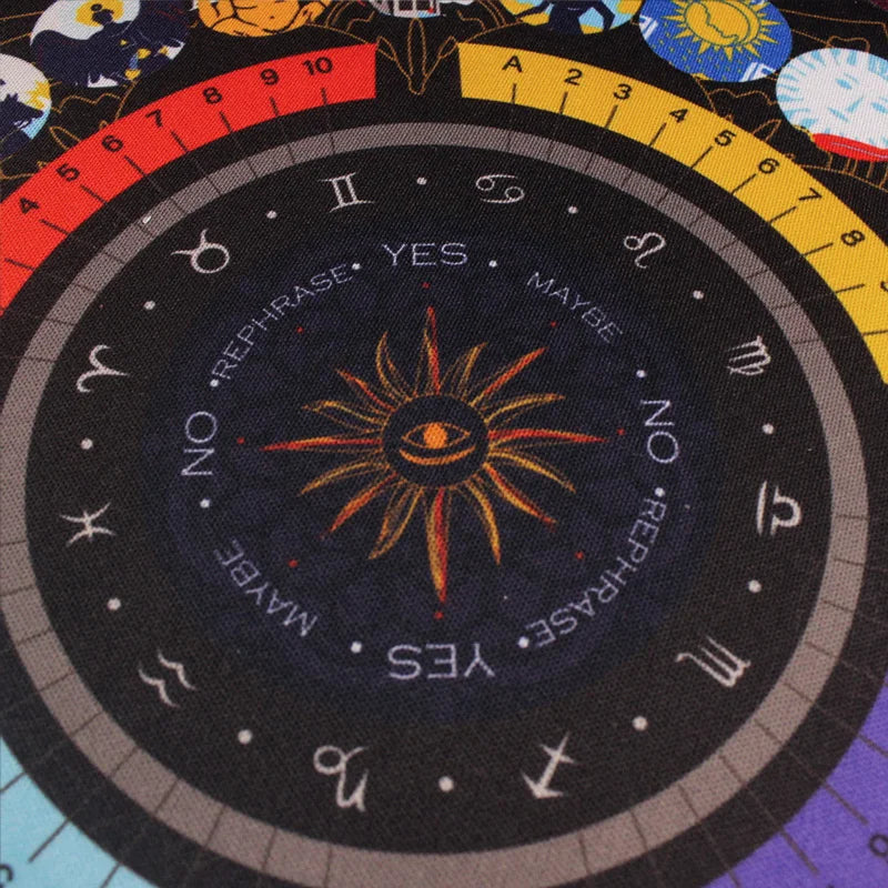 Round Divination Board Pendulum Mat
