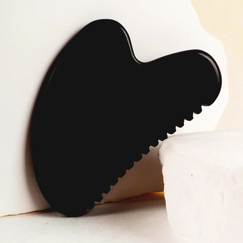 Black Obsidian Face Gua Sha Tool