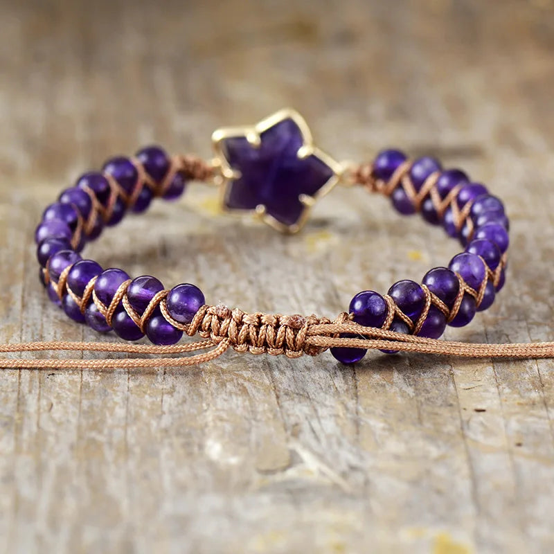 Healing Crystal Amethysts Rose Quartz Beads