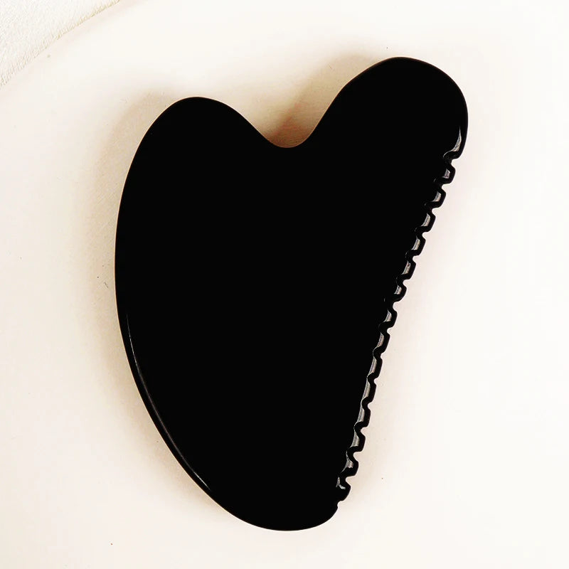 Black Obsidian Face Gua Sha Tool