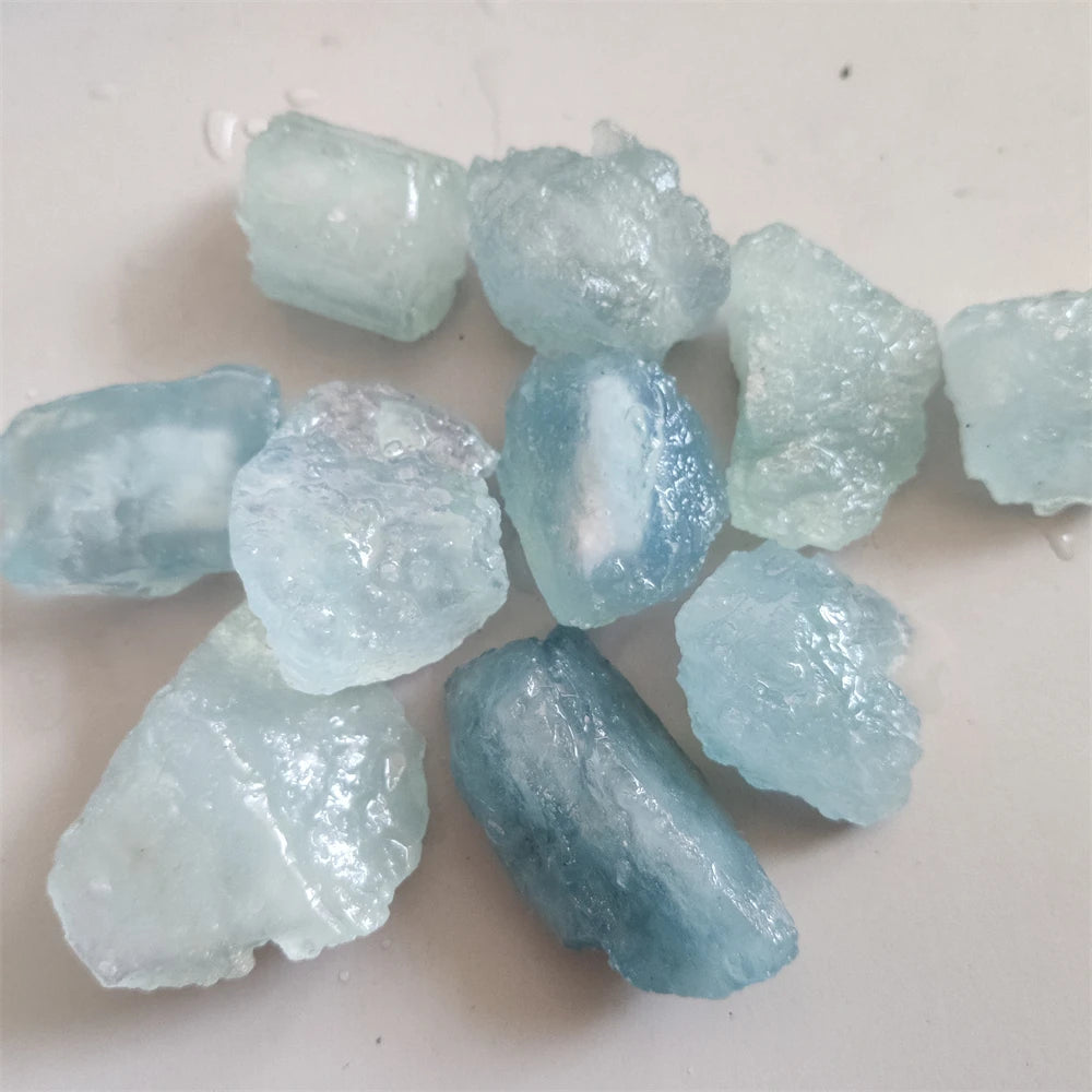 Natural Decor Aquamarine Quartz Stone