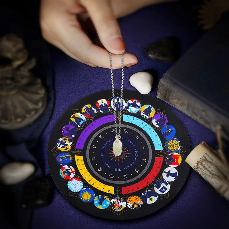 Round Divination Board Pendulum Mat