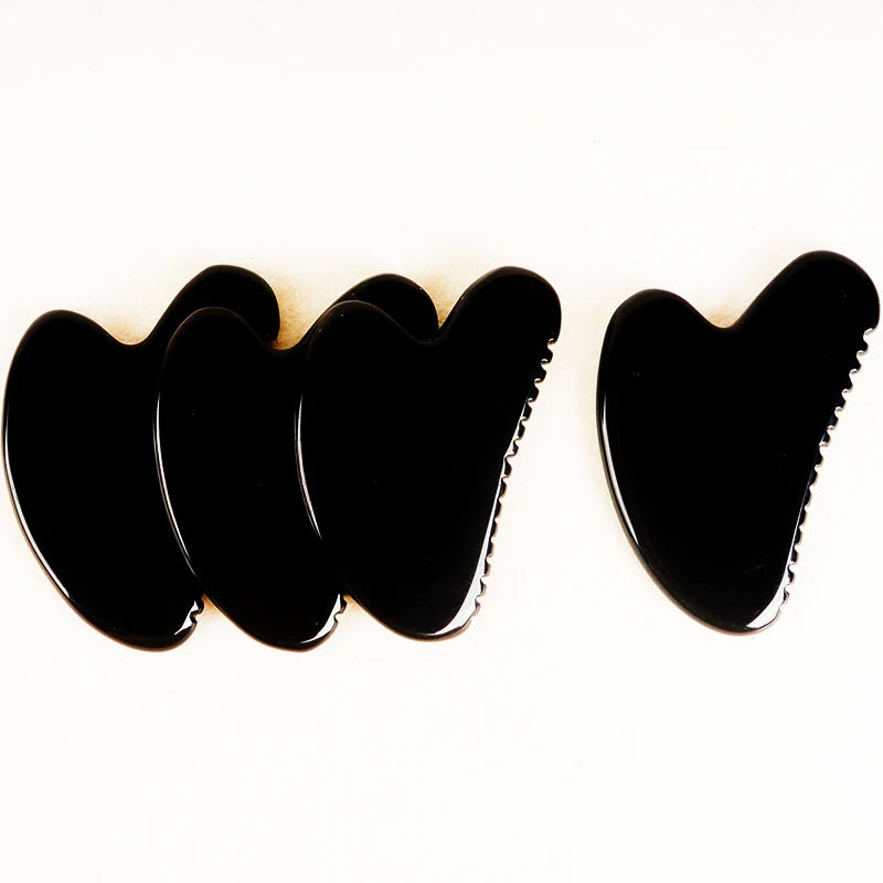 Black Obsidian Face Gua Sha Tool