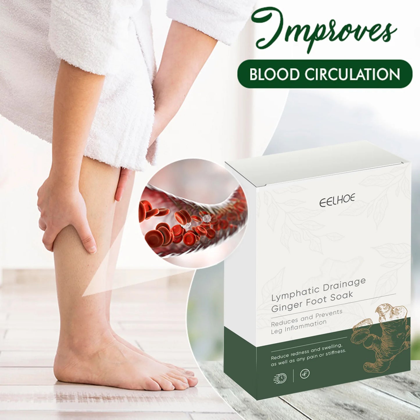 Herbal Medicine Detox Ginger Foot Soak