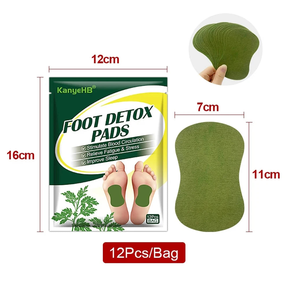 Natural Herbal Wormwood Artemisia Foot Care Patch Pad
