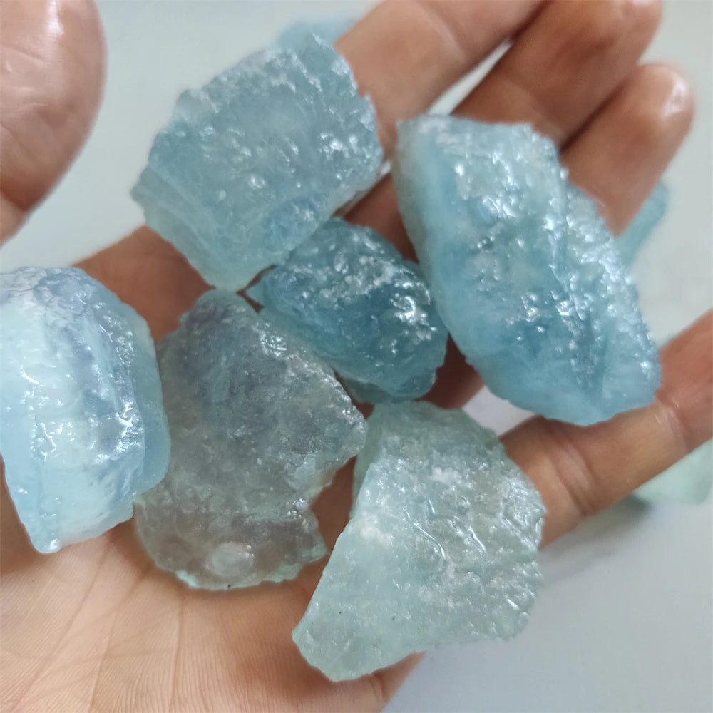 Natural Decor Aquamarine Quartz Stone