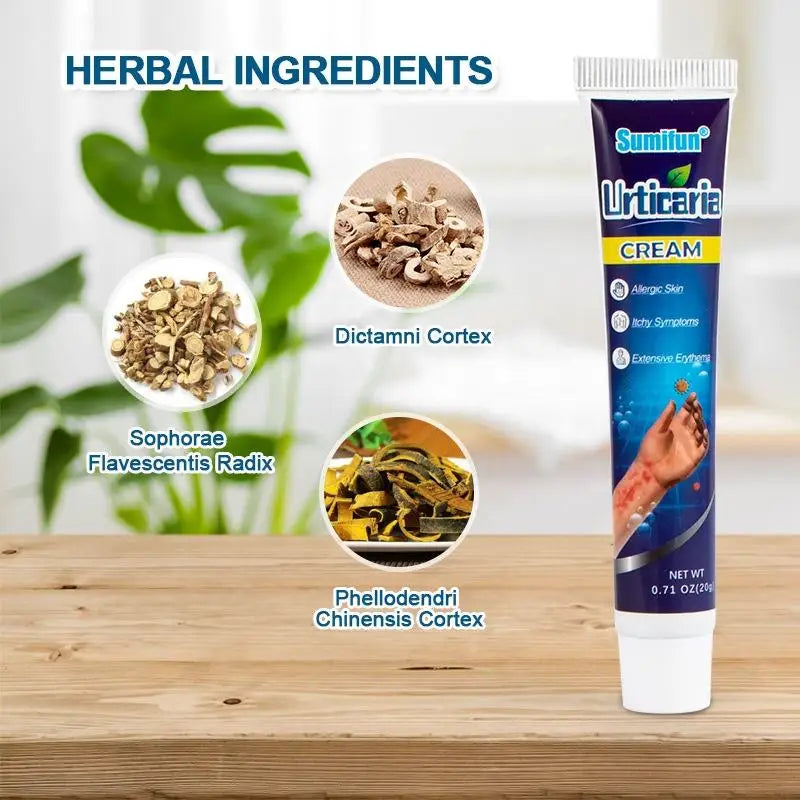Natural urticaria jade skin antipruritic cream