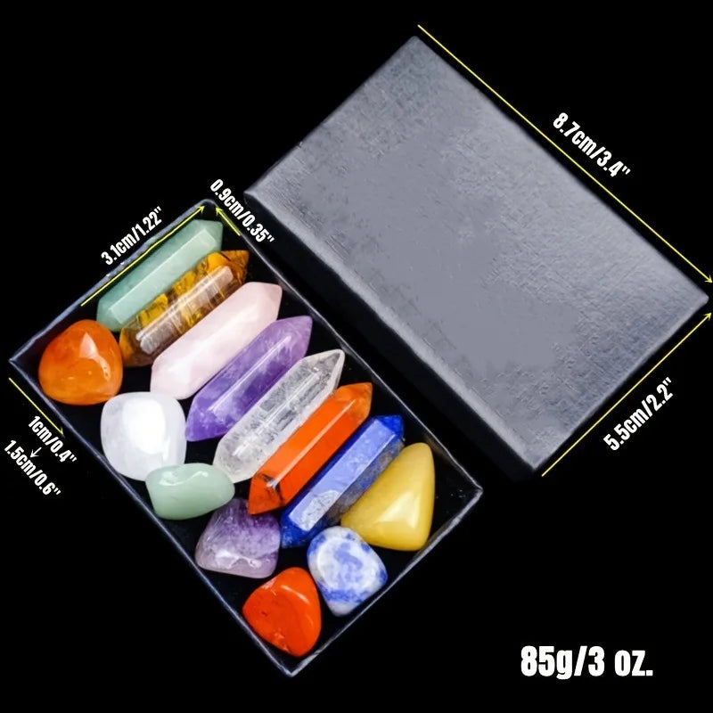 Pointed Quartz Crystal Chakra Healing Stones