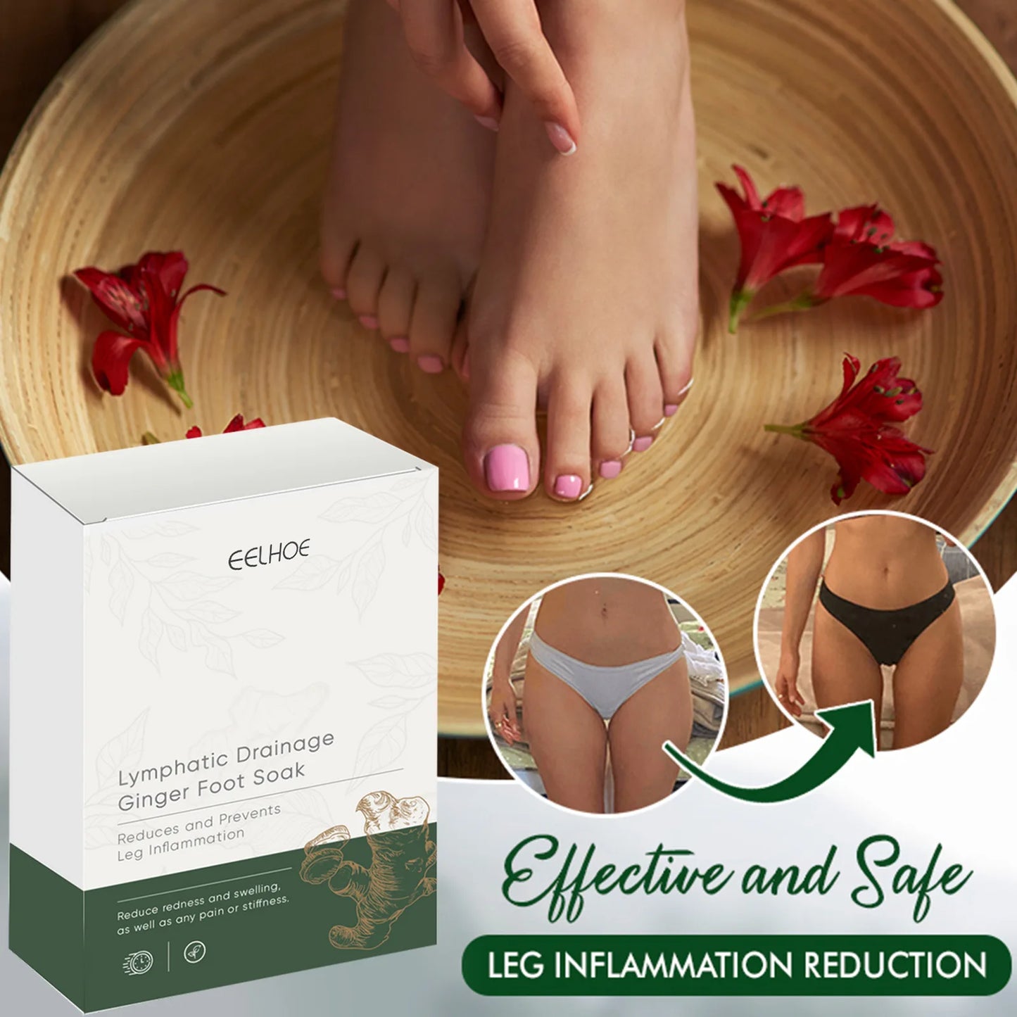 Herbal Medicine Detox Ginger Foot Soak
