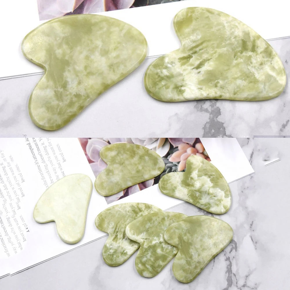 Gouache Jade Scraper Massager