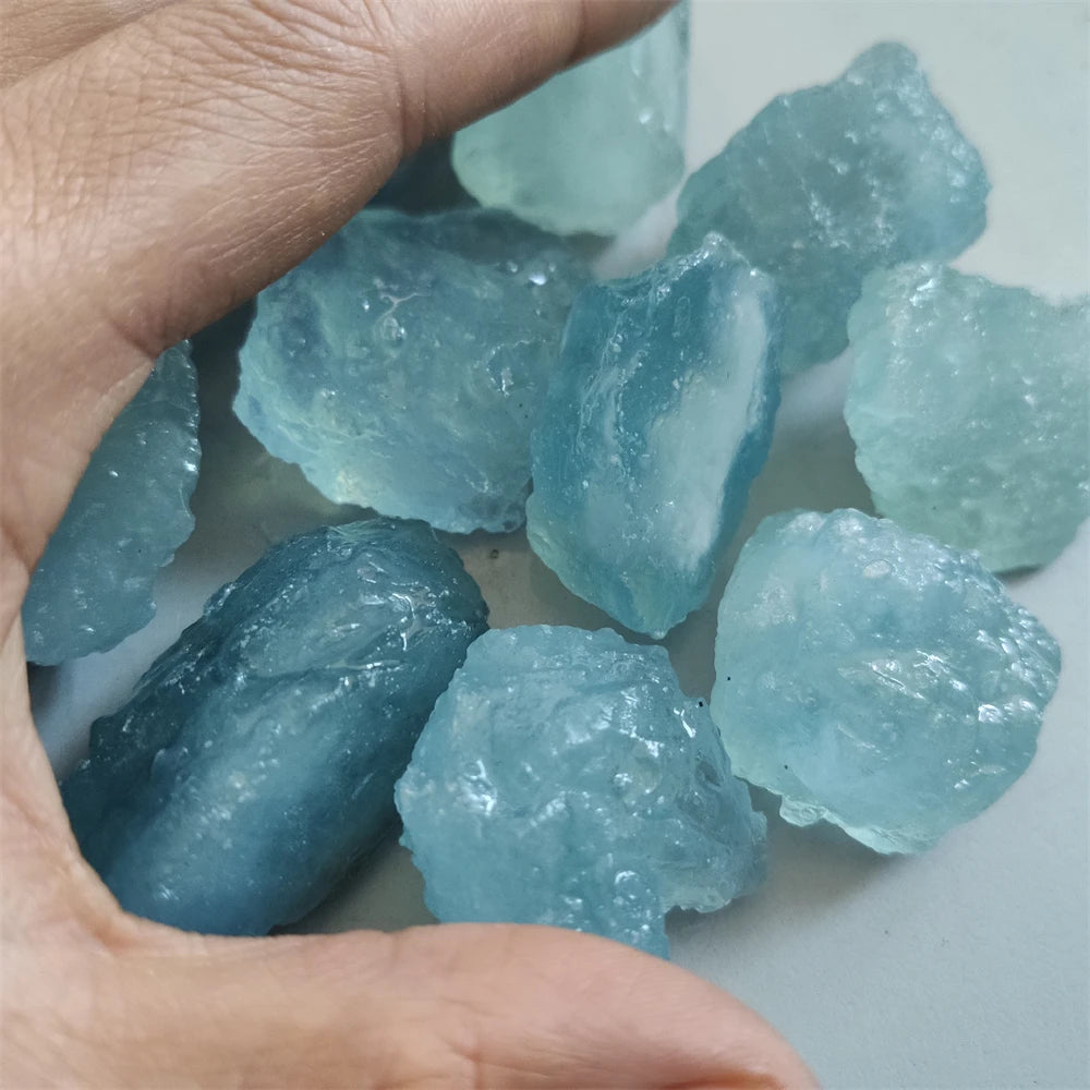 Natural Decor Aquamarine Quartz Stone