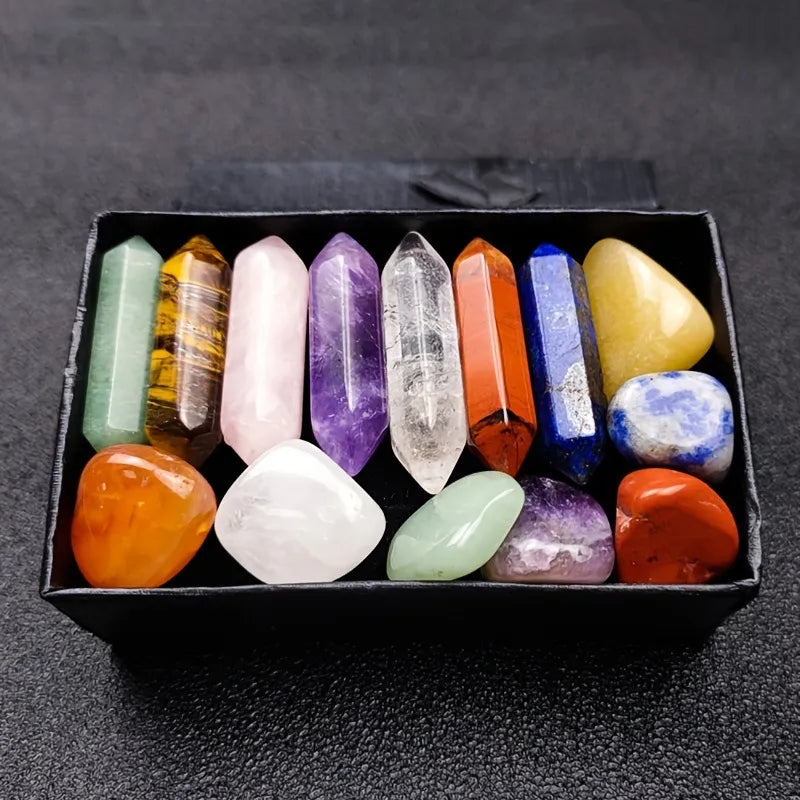 Pointed Quartz Crystal Chakra Healing Stones