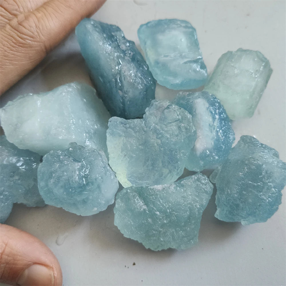 Natural Decor Aquamarine Quartz Stone
