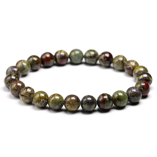 Natural Stones Genuine Bloodstone Bracelet