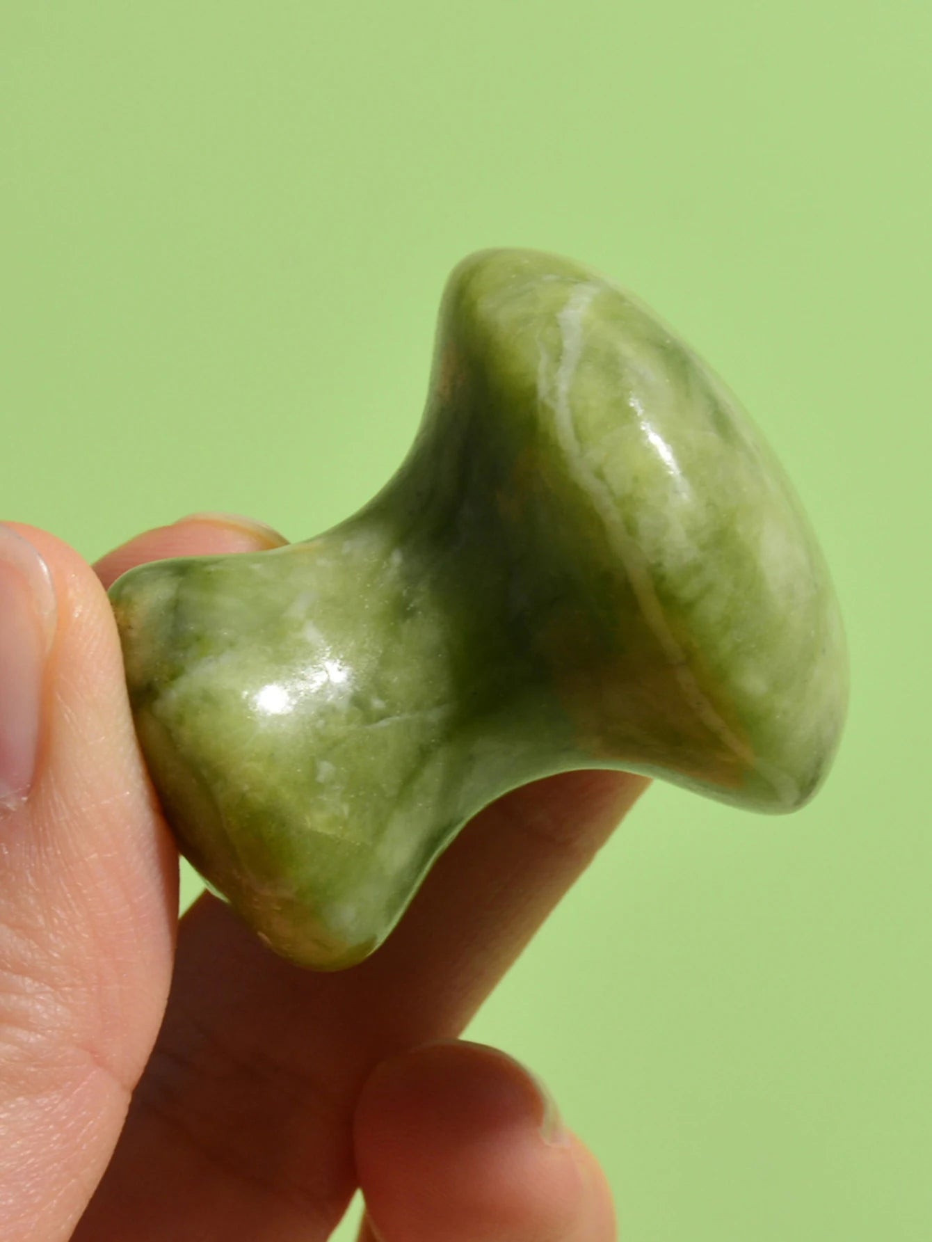 Natural Green Quartz Stone Roller Massager