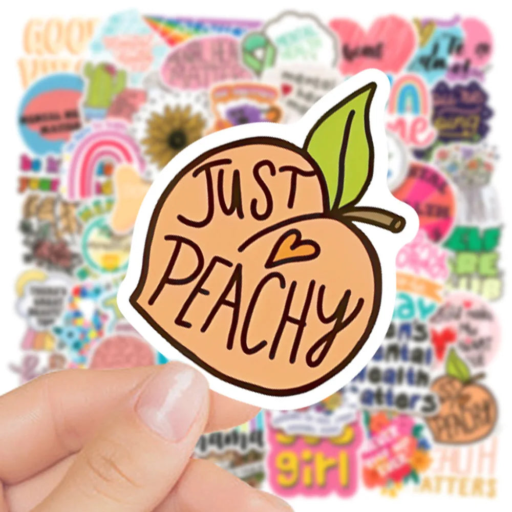 Mental Health Graffiti Inspirational Sticker  Decals