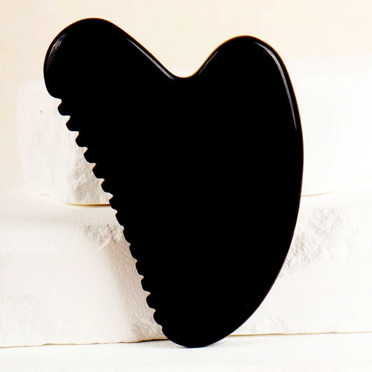 Black Obsidian Face Gua Sha Tool