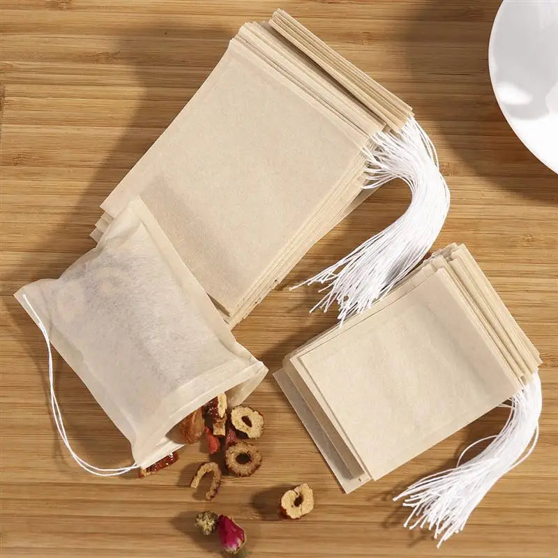 Biodegradable Paper Drawstring Tea Bag