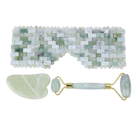 Natural Jade Face Massager Set