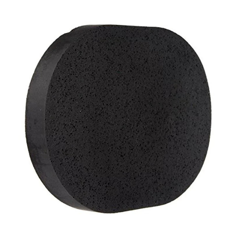 Soft Natural Black Bamboo Face Cleansing Sponge