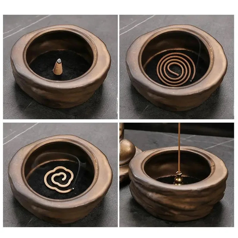 Ceramic Formless Buddha Meditation Incense Burner