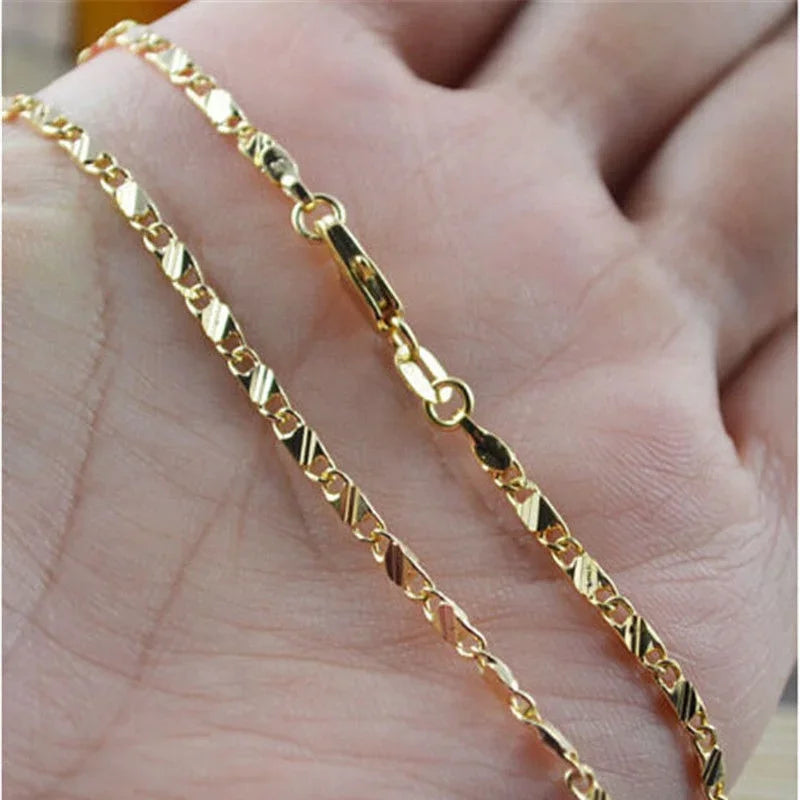 Exquisite Fashion 18K Gold Filled Necklace