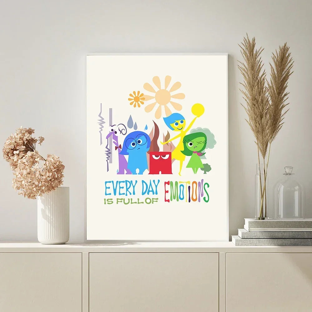 Emotion Digital Five Core Art Poster Canvas