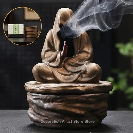 Ceramic Formless Buddha Meditation Incense Burner