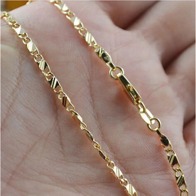 Exquisite Fashion 18K Gold Filled Necklace