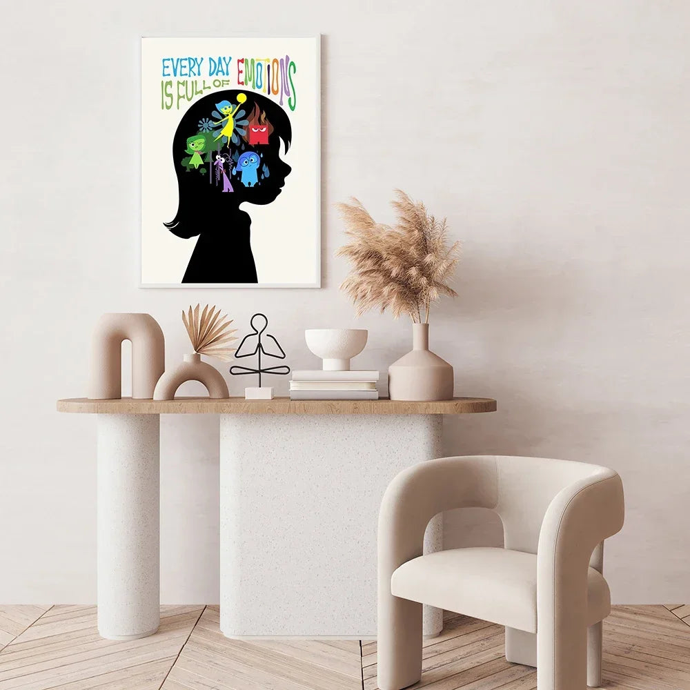 Emotion Digital Five Core Art Poster Canvas